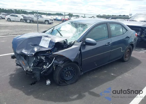 2016 Toyota Corolla Le из США, поврежденный, VIN 2T1BURHE2GC554609